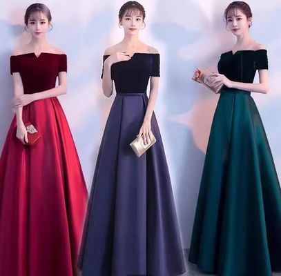 good price 宴会晚礼服2018新款修身长款显瘦优雅年会女端庄大气气质名媛长裙 online